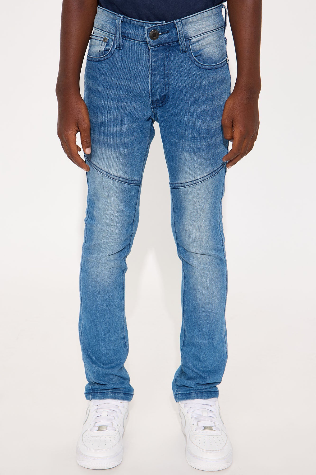 Mini Something About It Skinny Jeans - Medium Blue Wash
