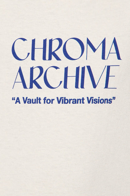 Mini Chroma Archive Short Sleeve Front/Back Tee - Natural