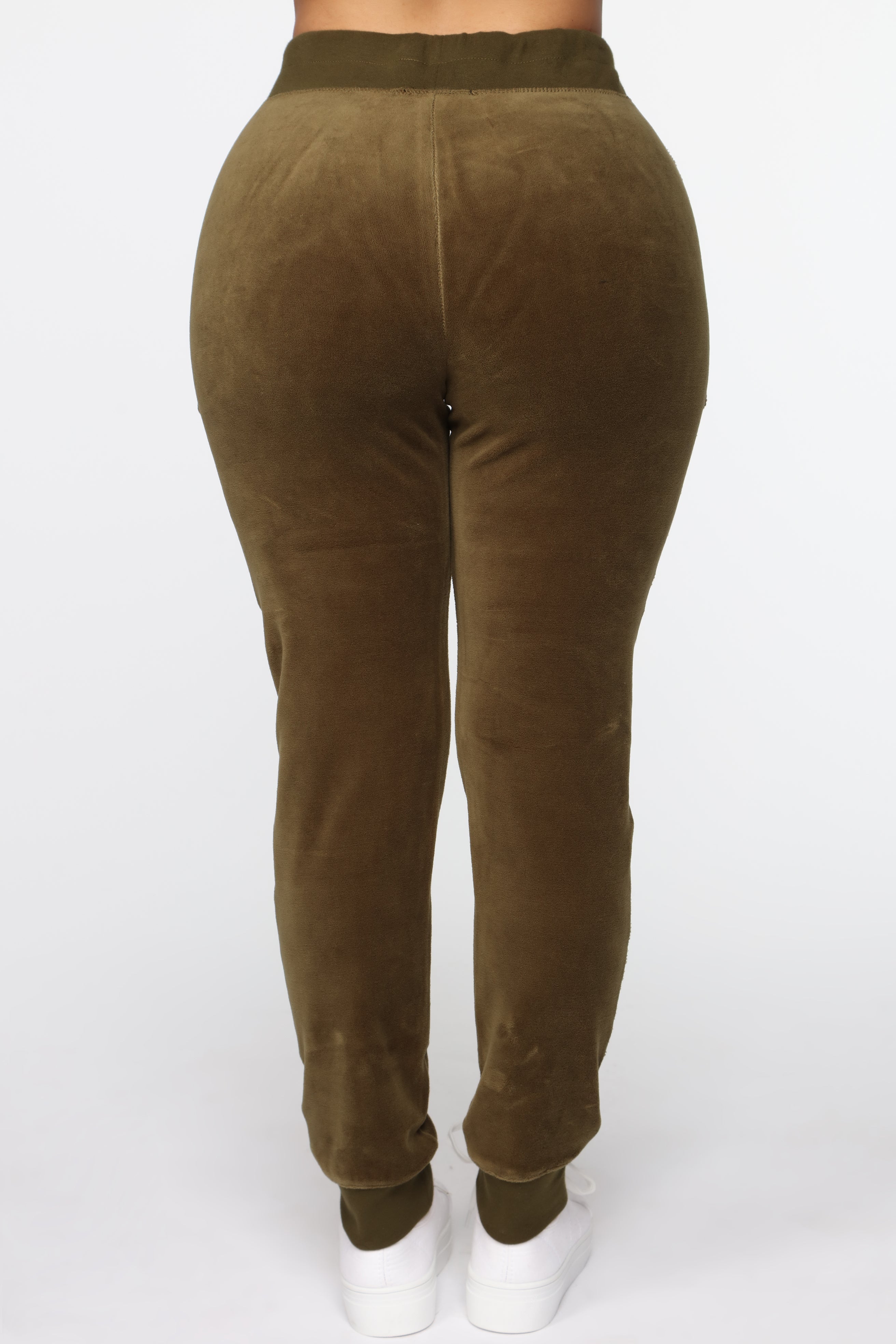The Original Trendsetter Velour Set - Olive