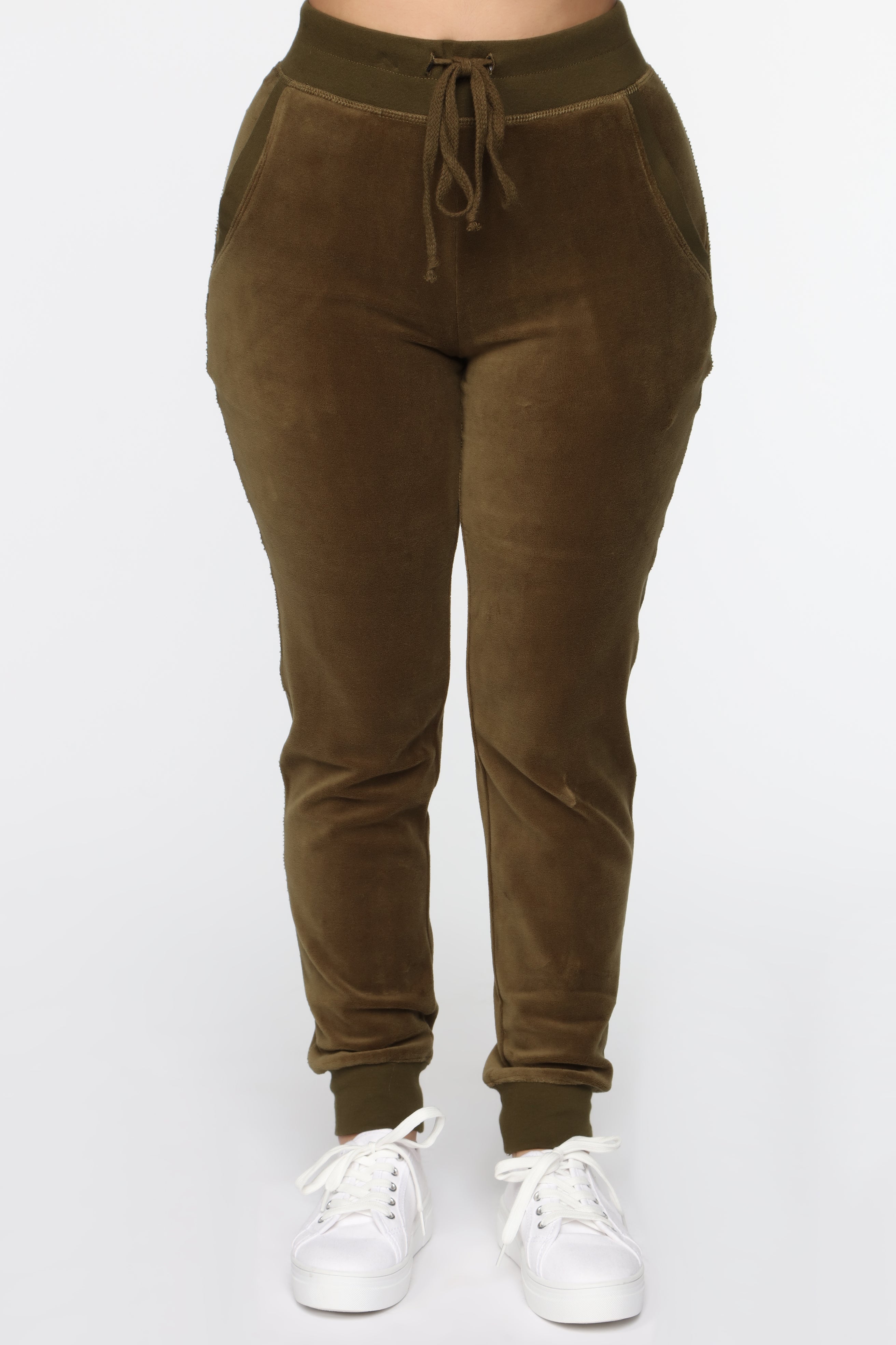 The Original Trendsetter Velour Set - Olive