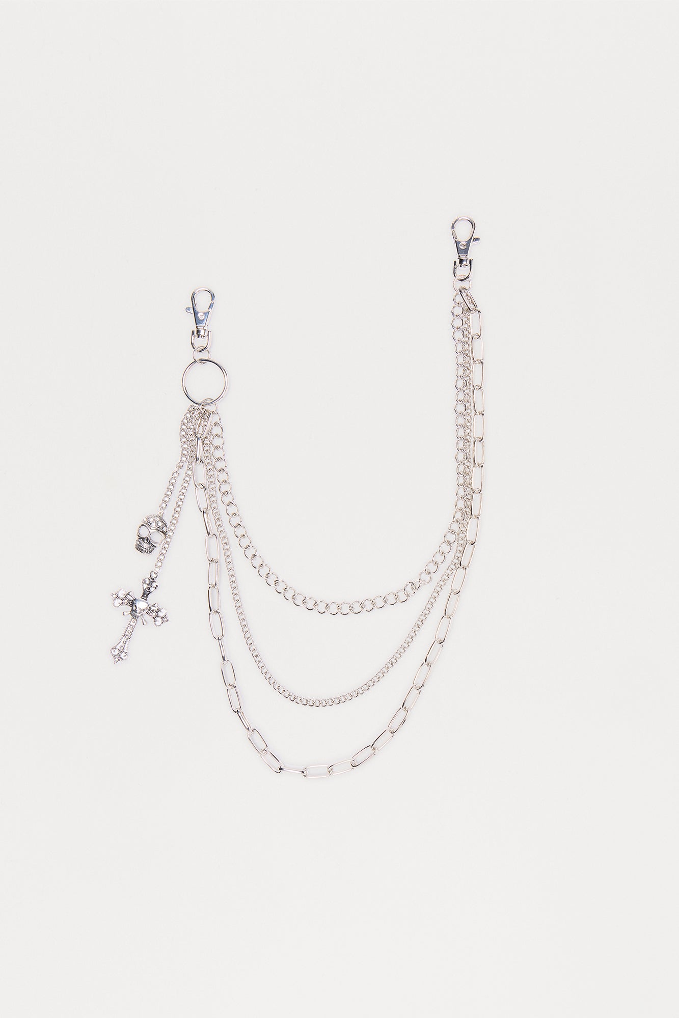 Grim Line Pant Chain - Silver