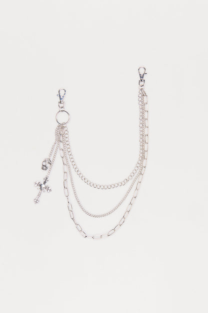 Grim Line Pant Chain - Silver