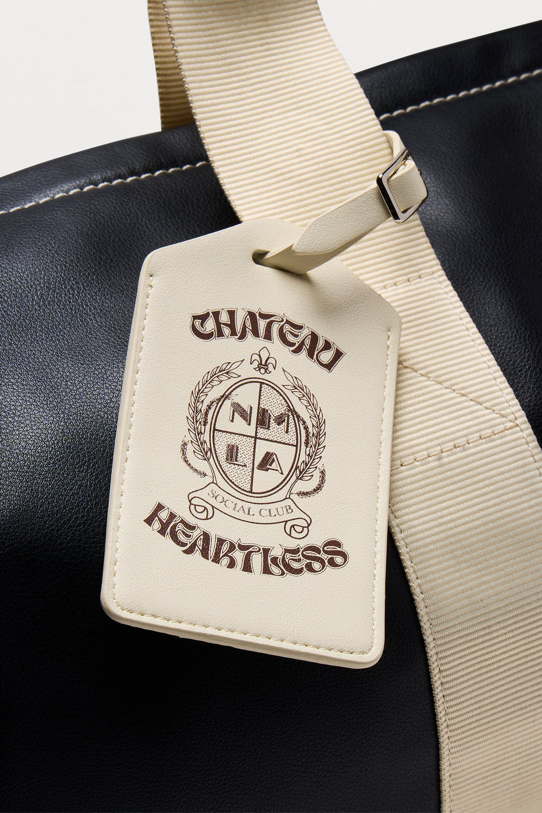 Chateau Luggage Tag - Cream/combo