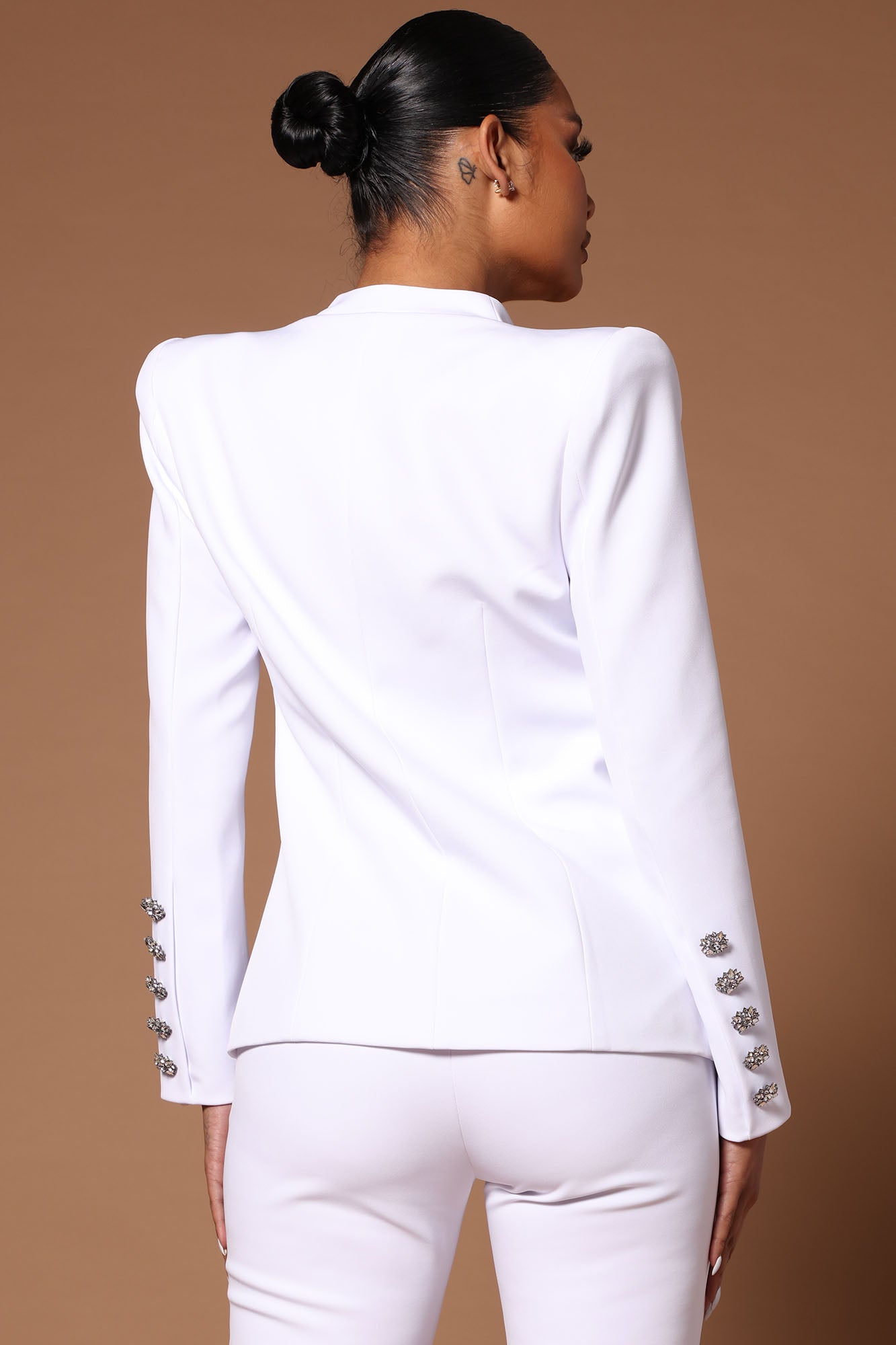 Athena Blazer - White
