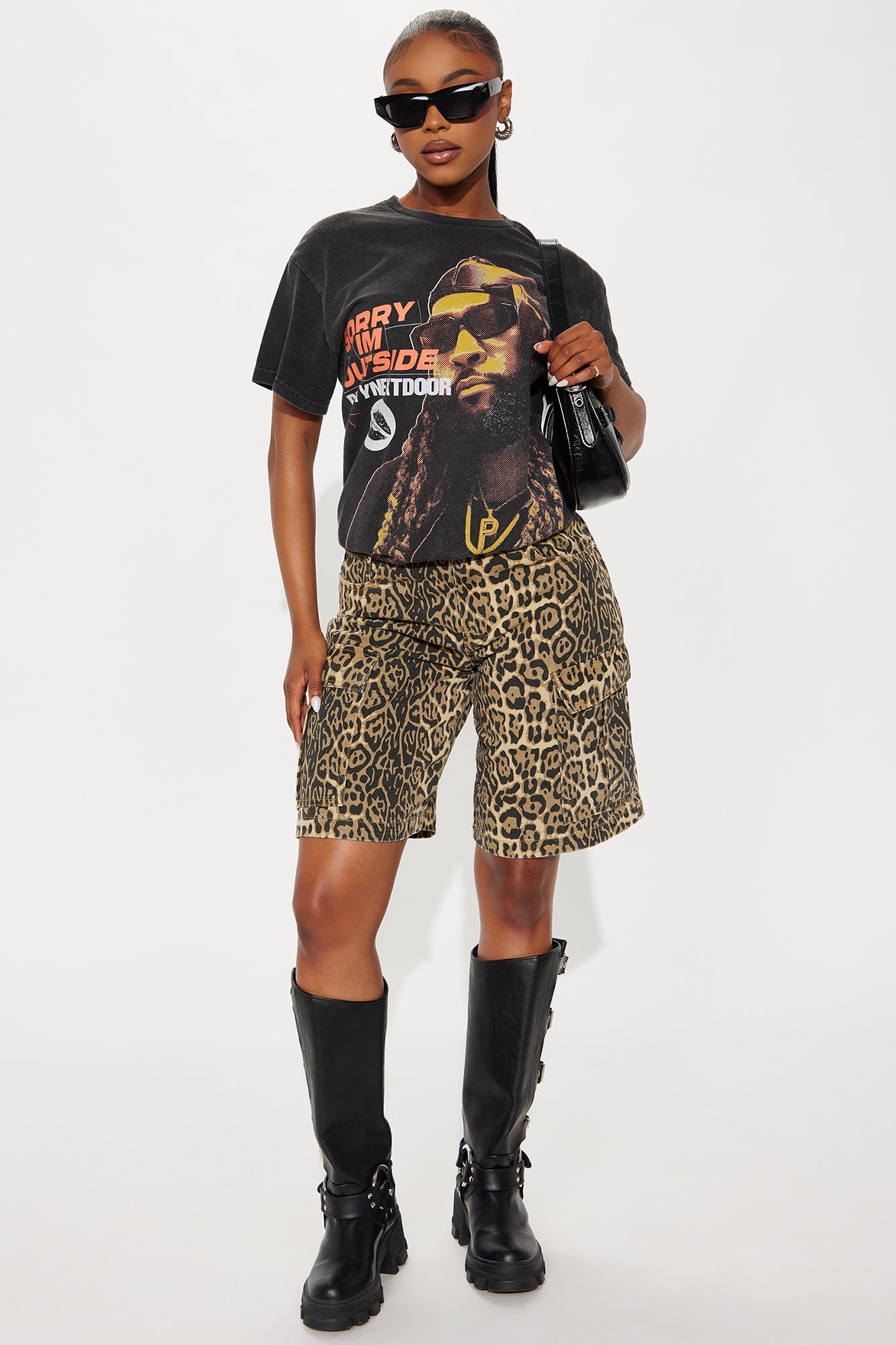 Party Next Door Washed Tee - Black