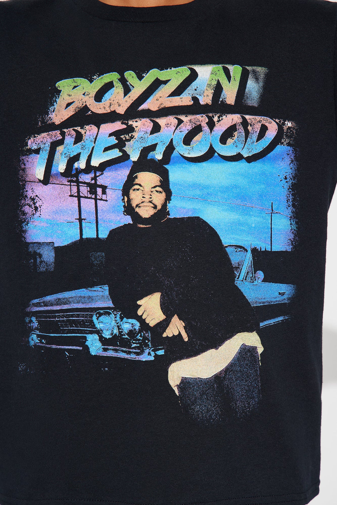 Mini Chevy Impala Boyz N The Hood Top - Black