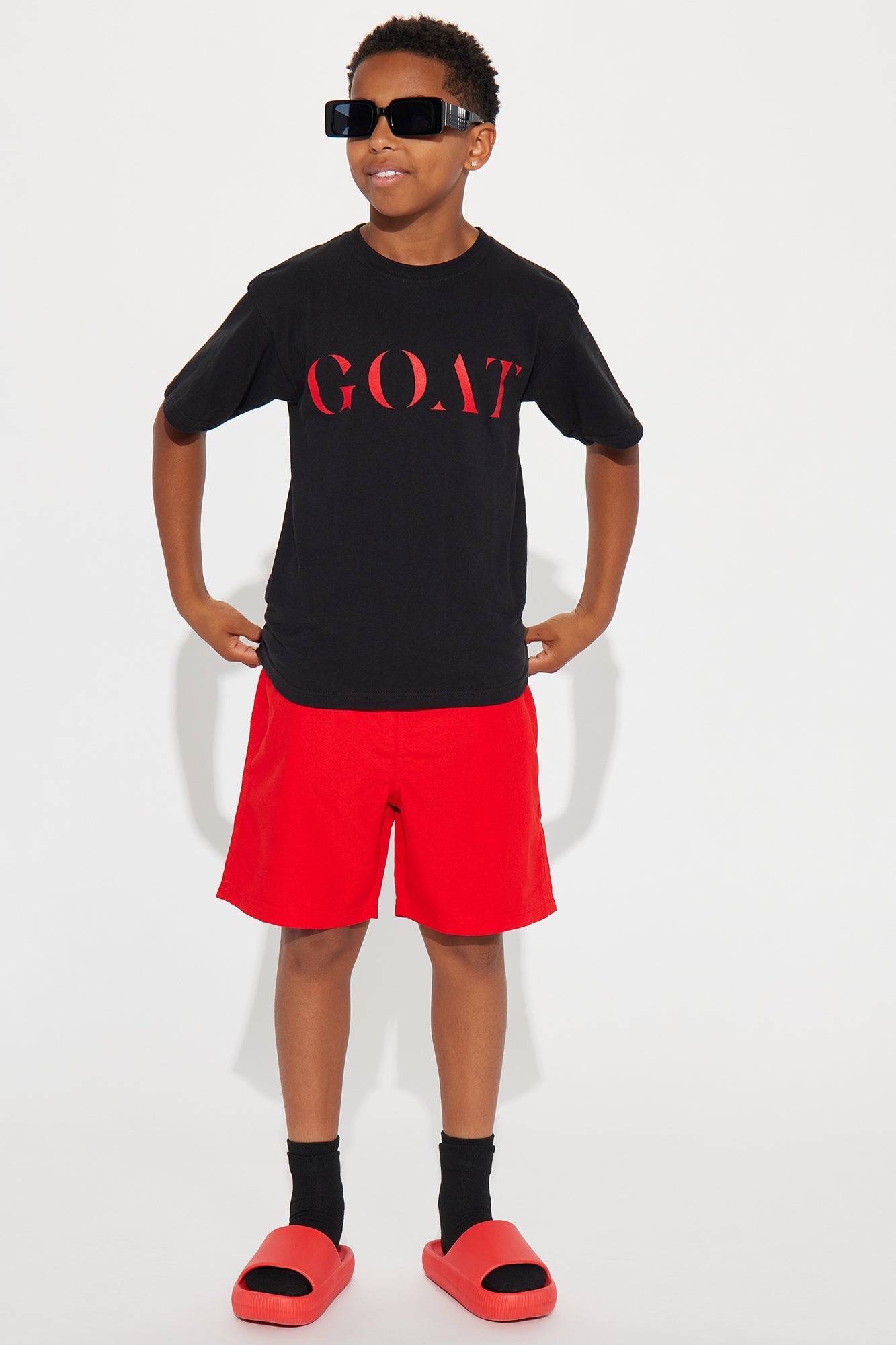 Mini The GOAT Short Sleeve Tee - Black