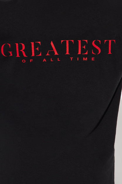 Mini The GOAT Short Sleeve Tee - Black