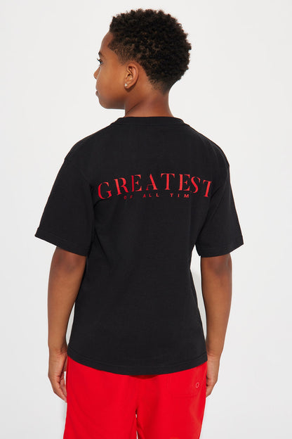 Mini The GOAT Short Sleeve Tee - Black