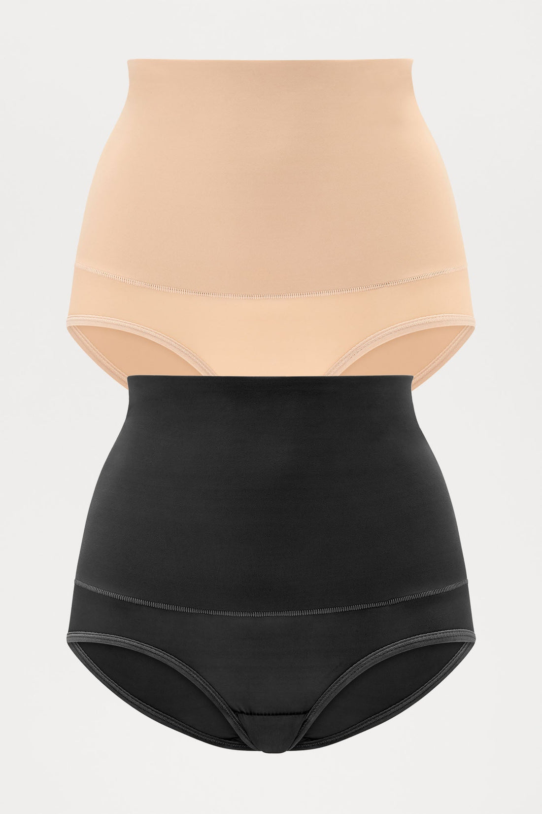 Feeling Snatched Sculpt Shapewear Panty 2 Pack - Black/Brown