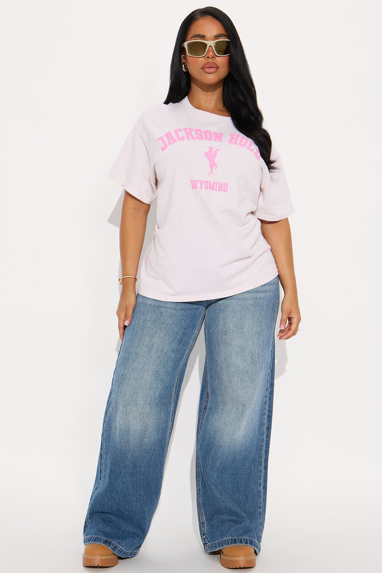Jackson Hole Washed Tee - Natural