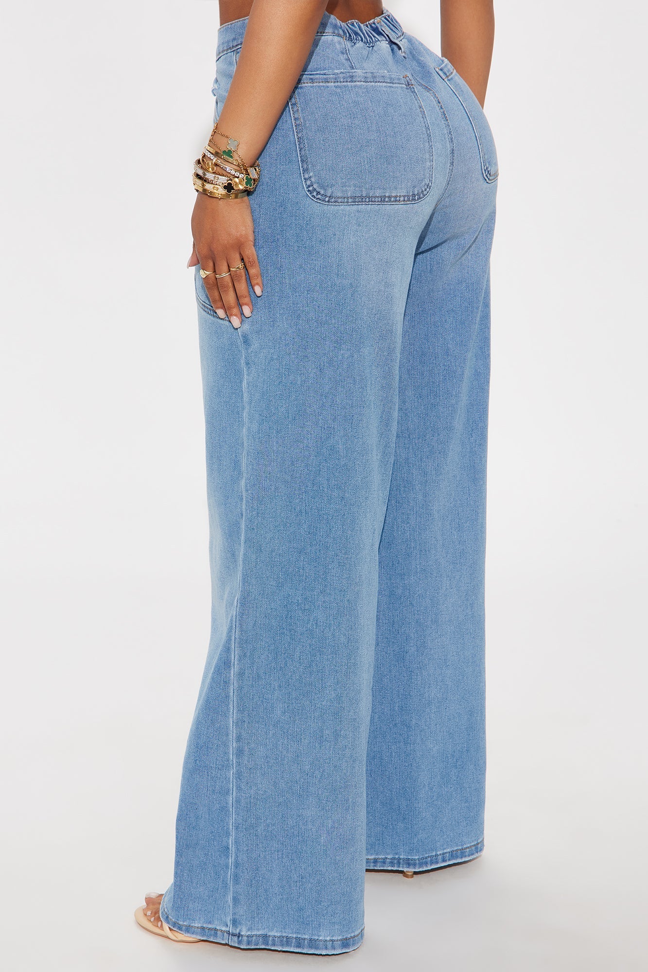 Seaside Wide Leg Jeans - Light Wash