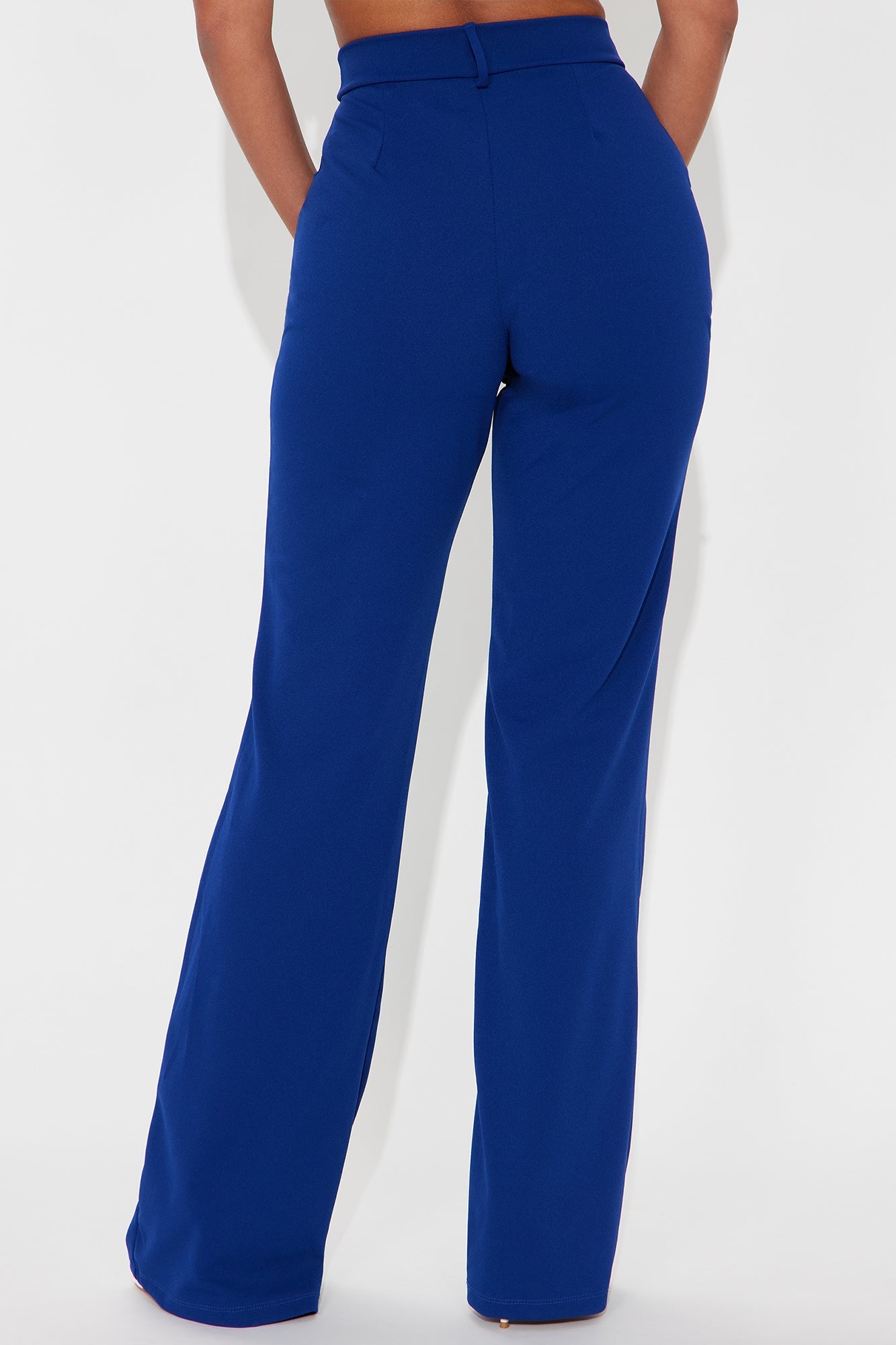 Tall Heidi Wide Leg Trouser Pant - Royal