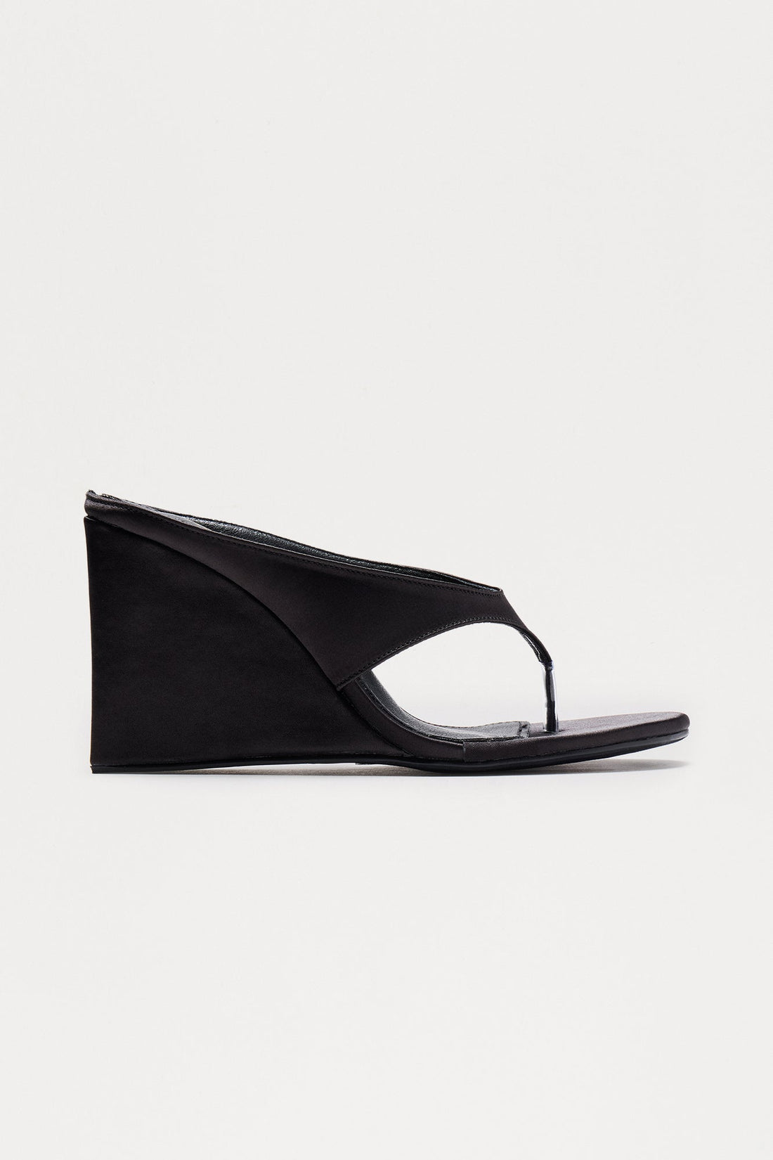 Simona Thong Wedges - Black