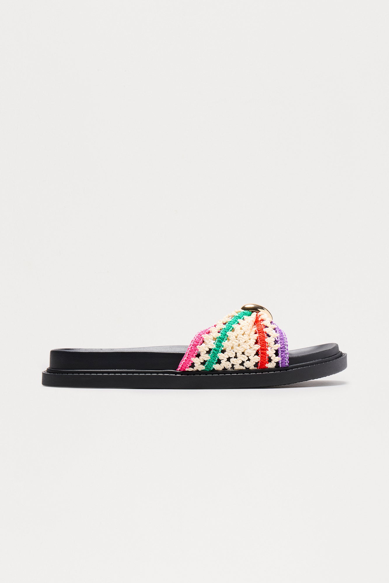 Yesenia Crochet Slides - Multi Color