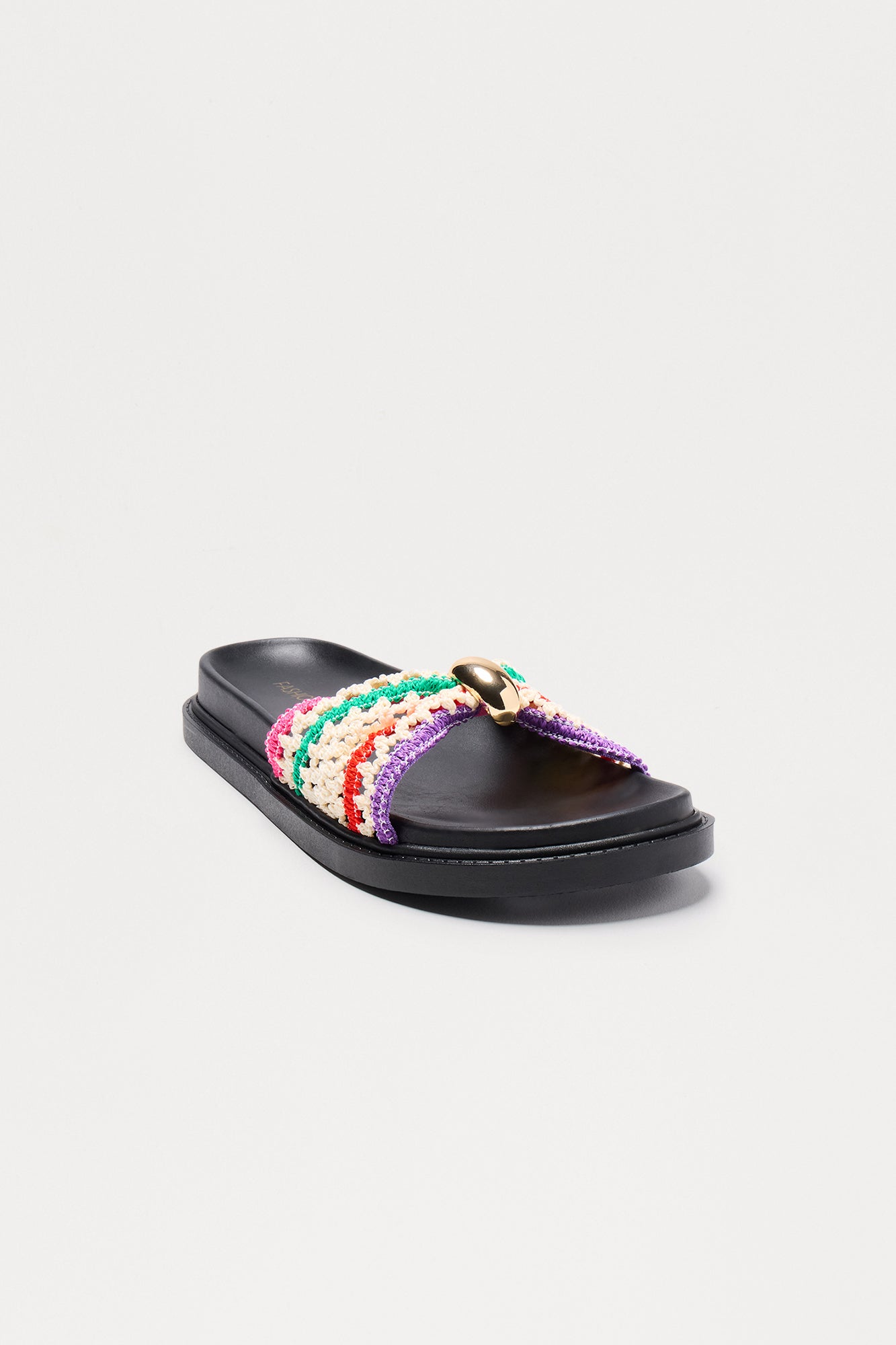Yesenia Crochet Slides - Multi Color
