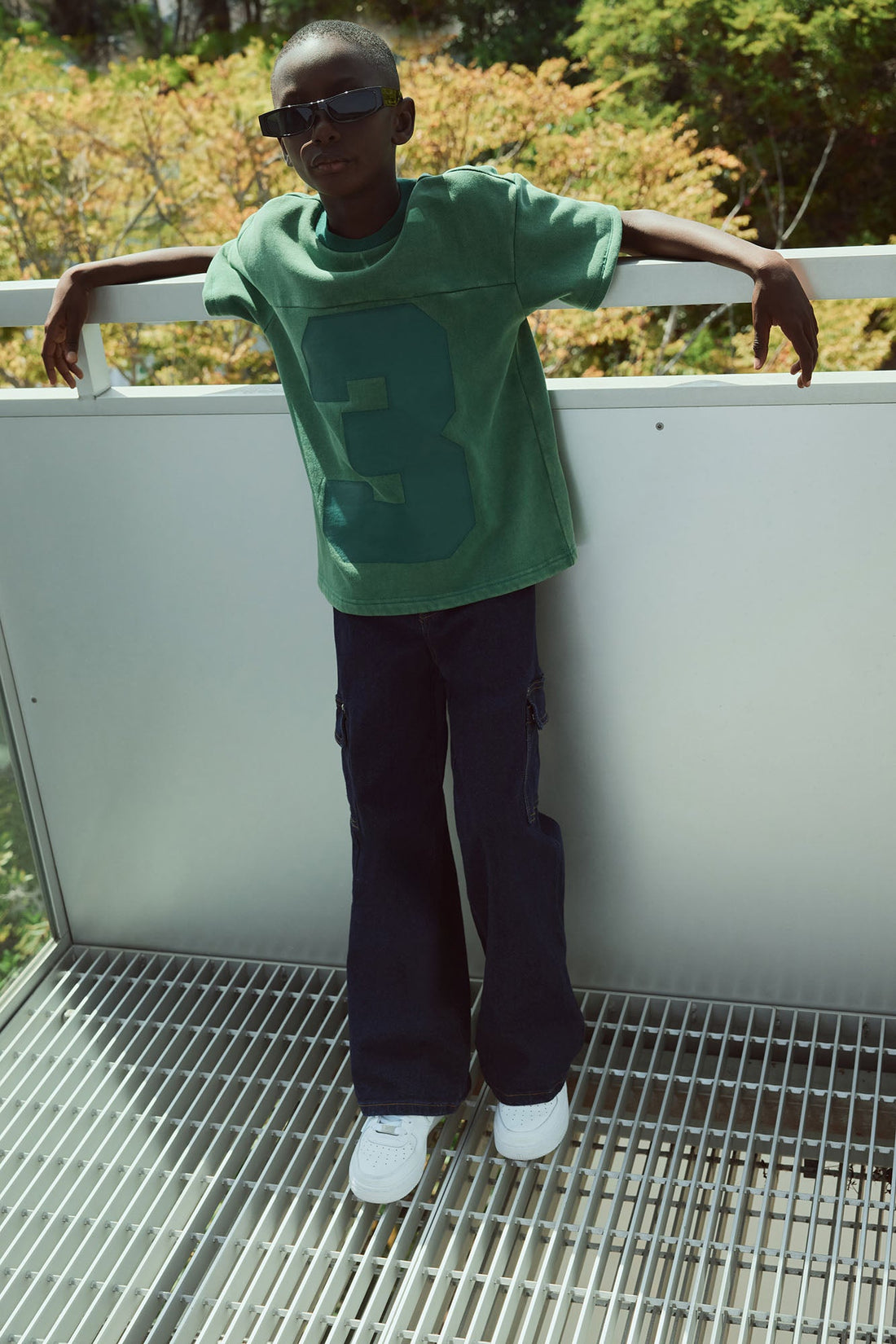 Mini Kyle Oversized Tee - Green
