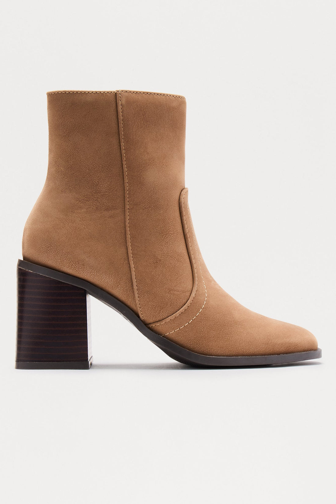 Zingy Ankle Booties - Taupe