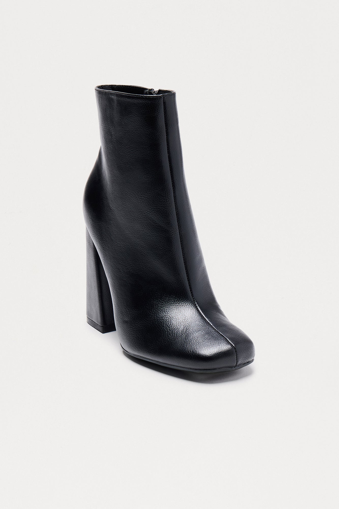 Jonas Block Heel Booties - Black