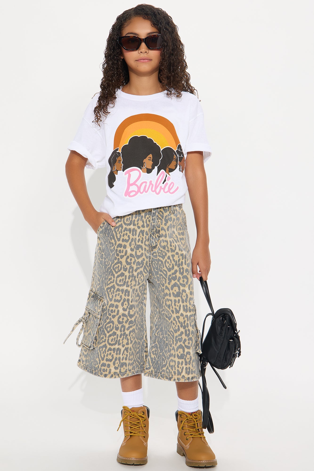 Mini Barbie Girls Top - Off White