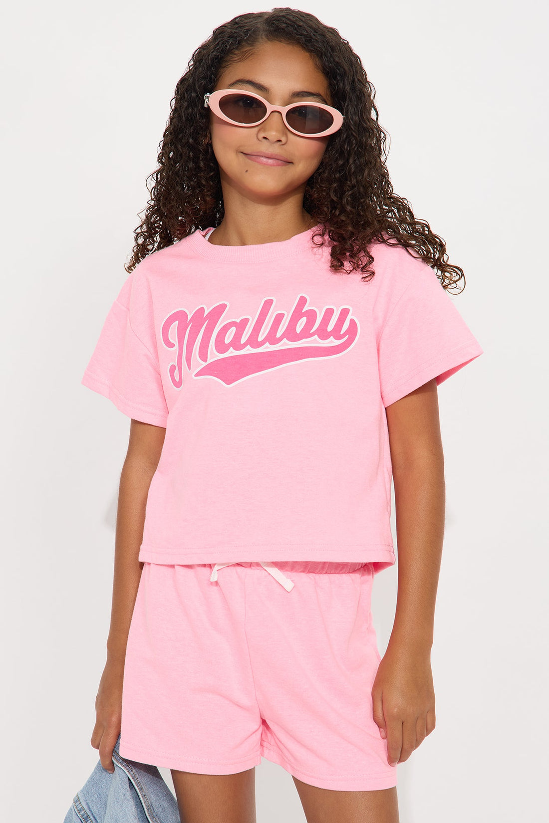 Mini Malibu Princess Short Set - Pink
