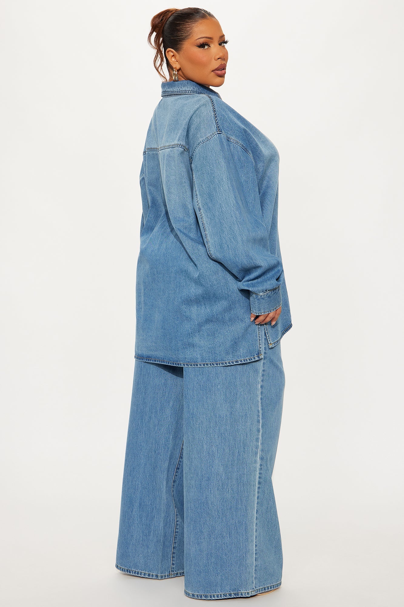Blue Jean Baby Pant Set - Medium Wash
