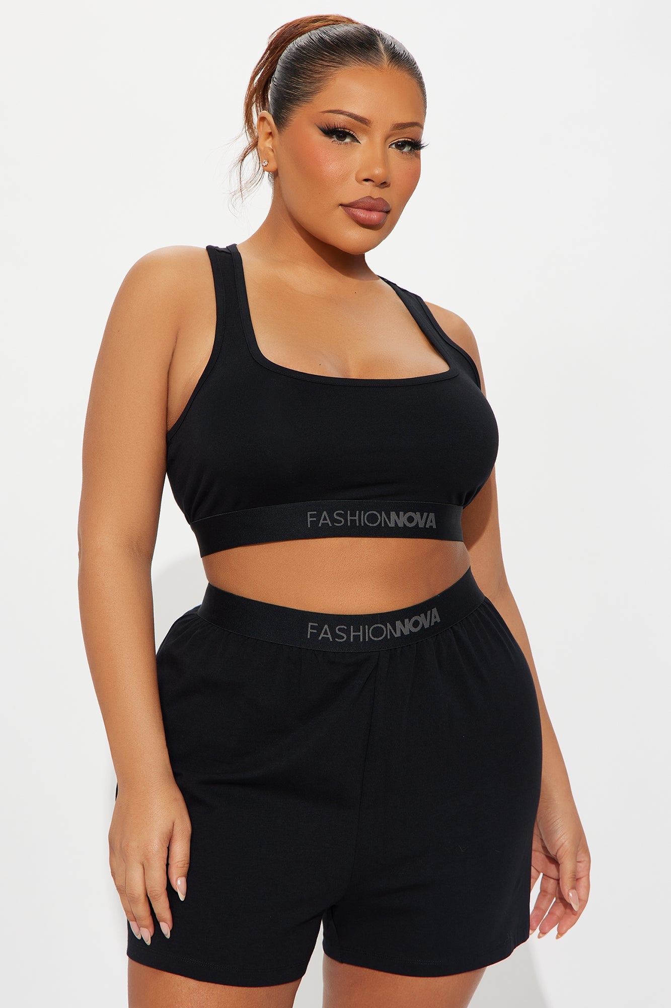 FN Mood Loose Cotton Boxer - Black