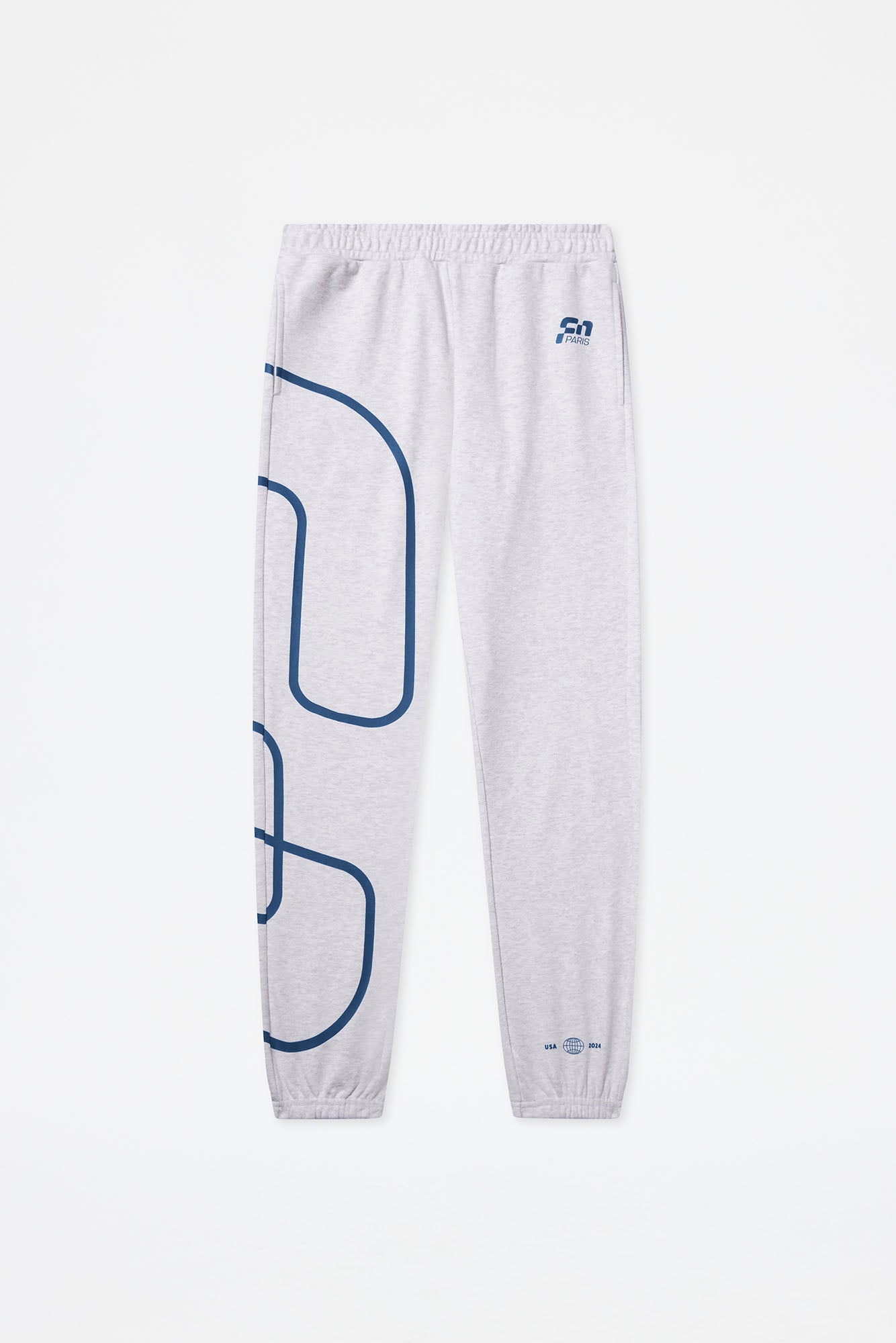 FN Paris Jogger Leg Sweatpant - Grey
