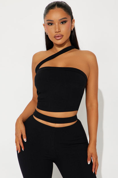 Valencia Snatched Pant Set - Black