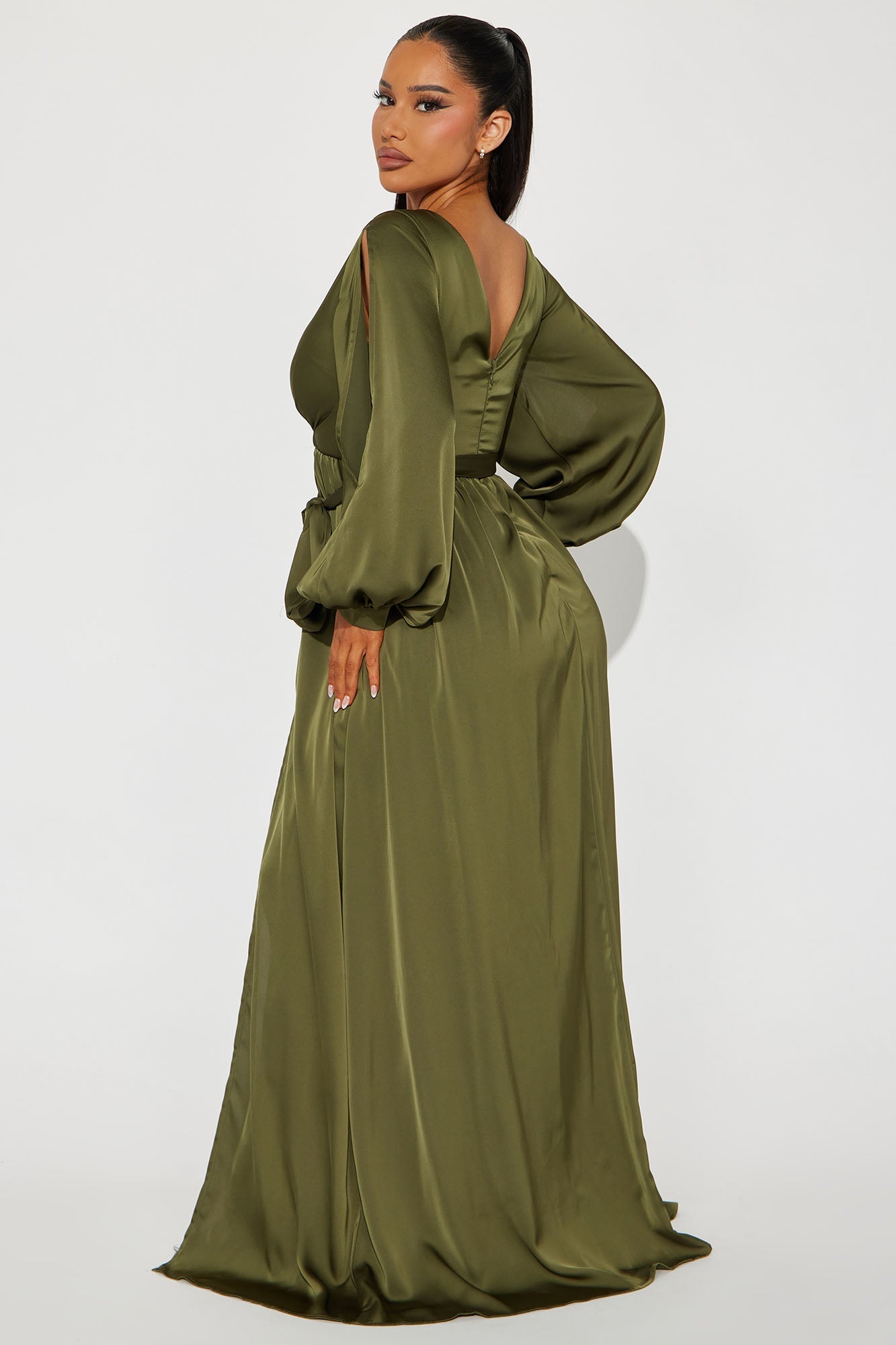 Belle Maxi Dress - Olive
