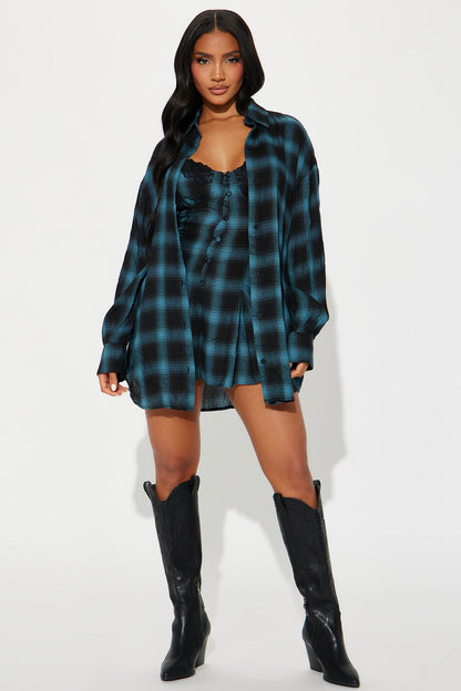 Jasmine Romper Set - Teal/combo