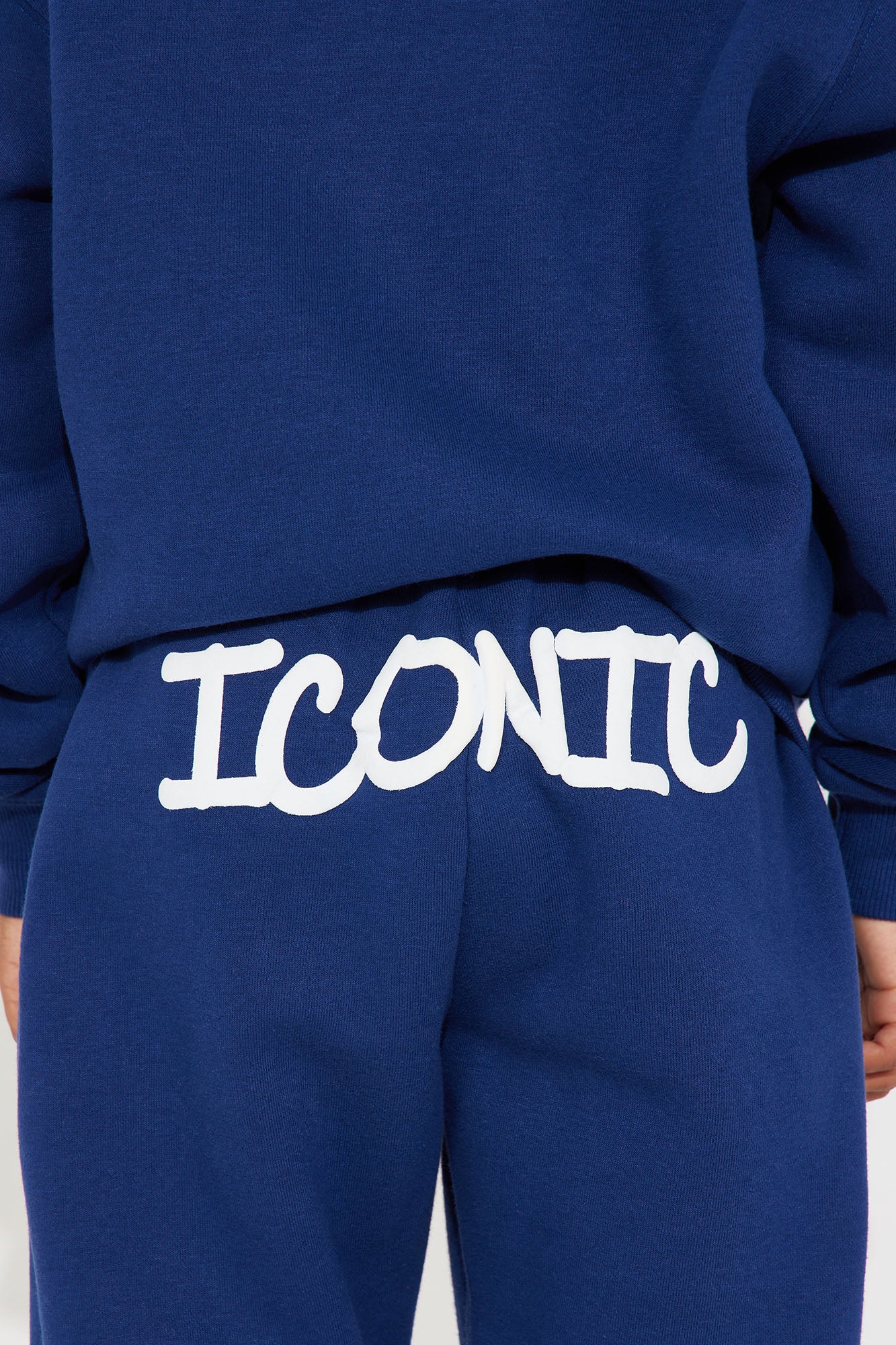 Mini Iconic Sweatpant Set - Navy