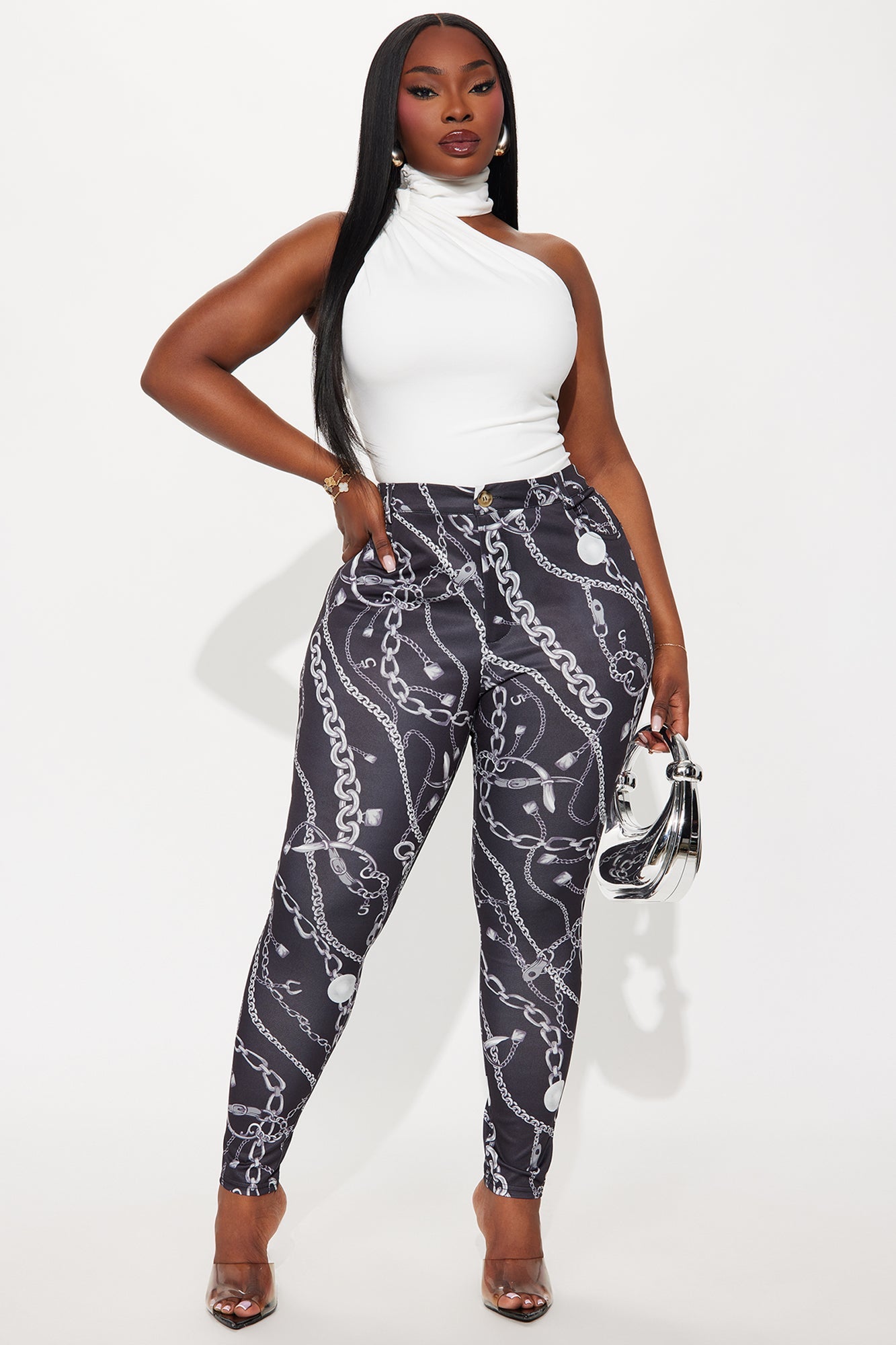 Vibe Queen Skinny Pant 29 - Black/combo