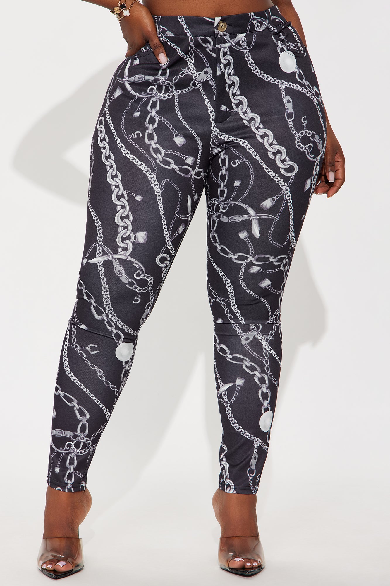 Vibe Queen Skinny Pant 29 - Black/combo