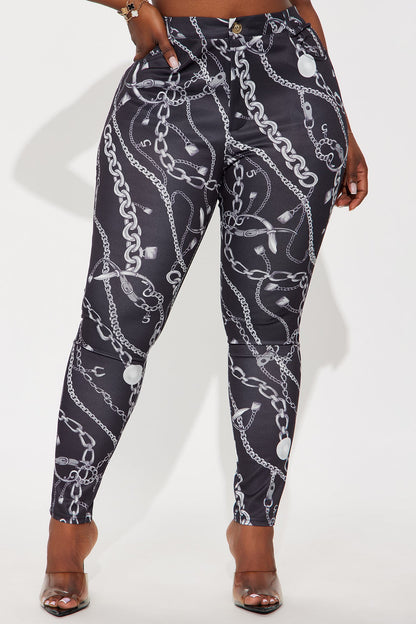 Vibe Queen Skinny Pant 29 - Black/combo