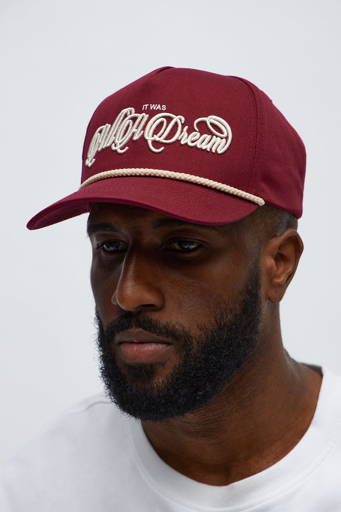 All A Dream Structured Snapback Hat - Burgundy