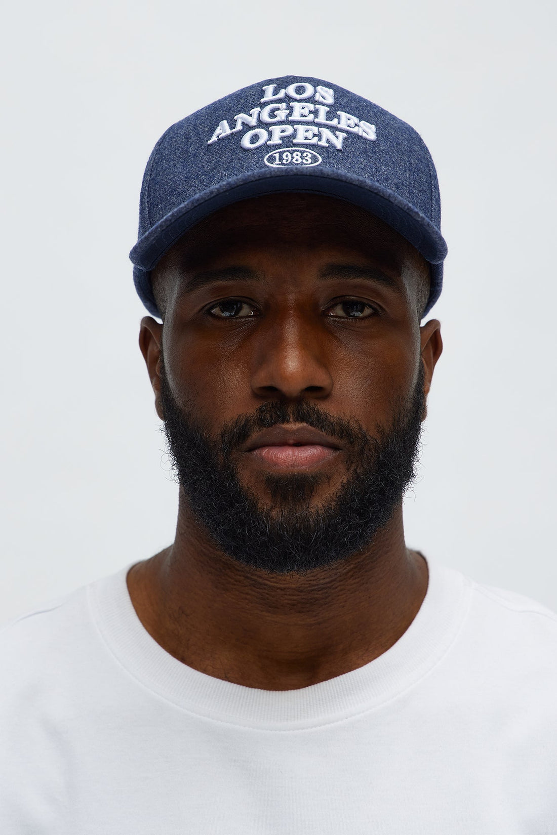 LA Open Snapback Hat - Blue/combo