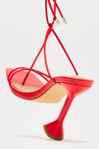 Flirtationship Heeled Sandal - Red