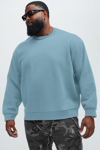 Tyson Crew Neck Sweatshirt - Light Blue