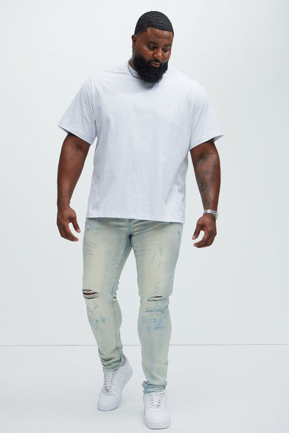 Oversized Heavyweight Tee 240GSM - White