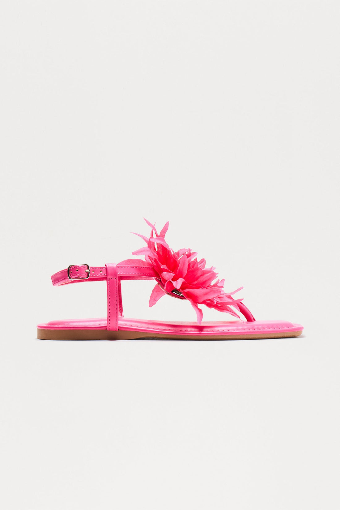 Joyful Flower Slingback Sandals - Pink