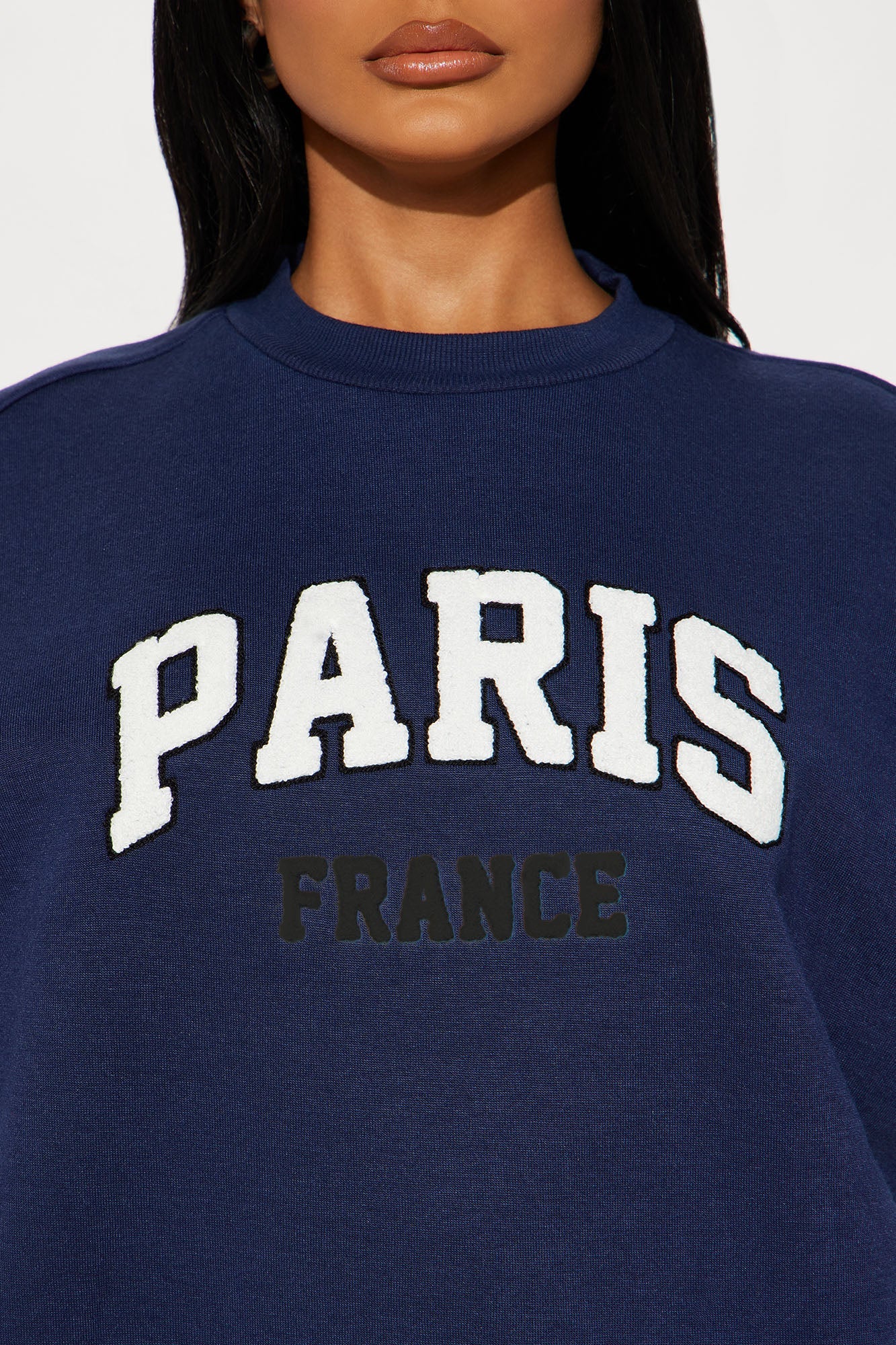 Staying In Paris Jogger Set - Navy
