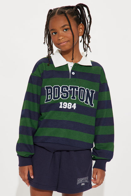 Mini Boston Days Short Set - Hunter