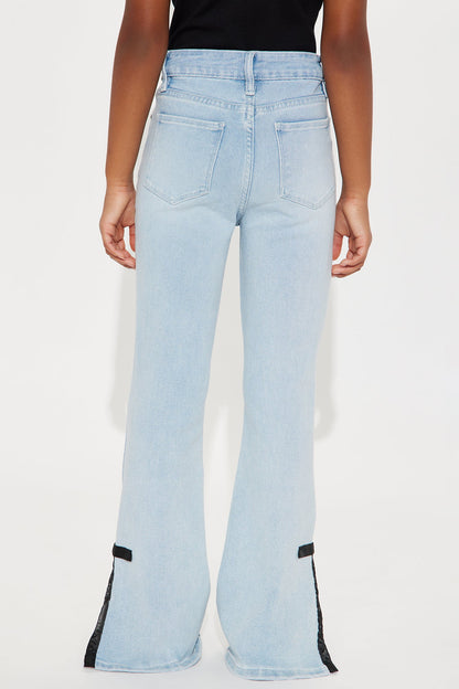 Mini Never Been Cuter Flare Jeans - Light Wash