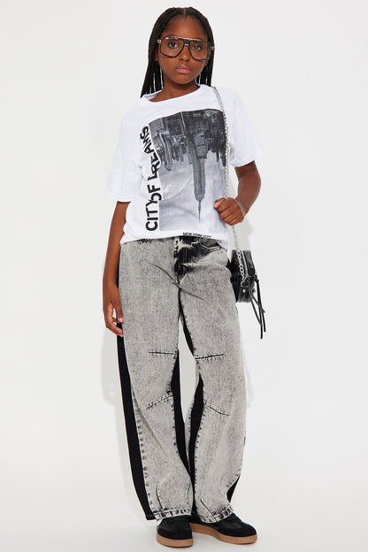 Mini City Of Dreams NY Graphic Tshirt - White