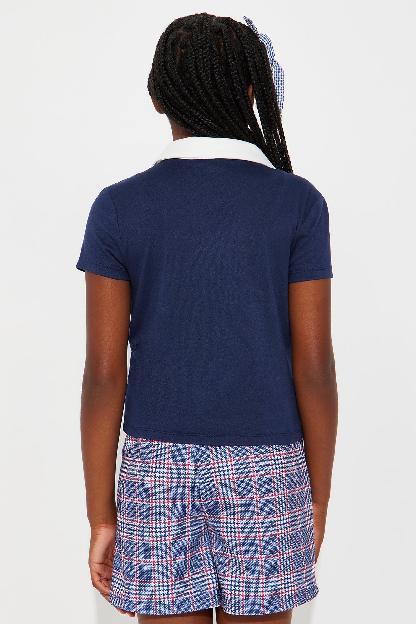 Mini Built For The City Skort Set - Navy/combo