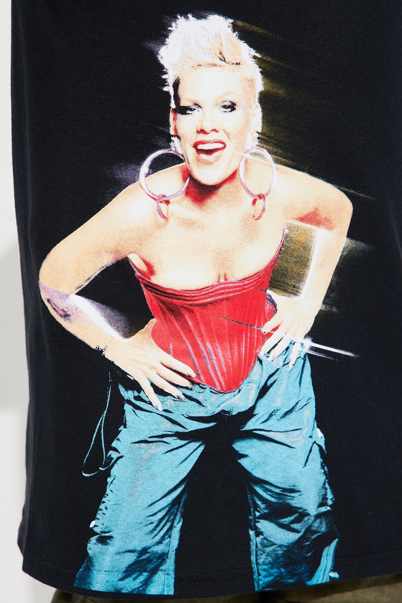 Mini Pink Still A Rockstar Short Sleeve Tee - Black