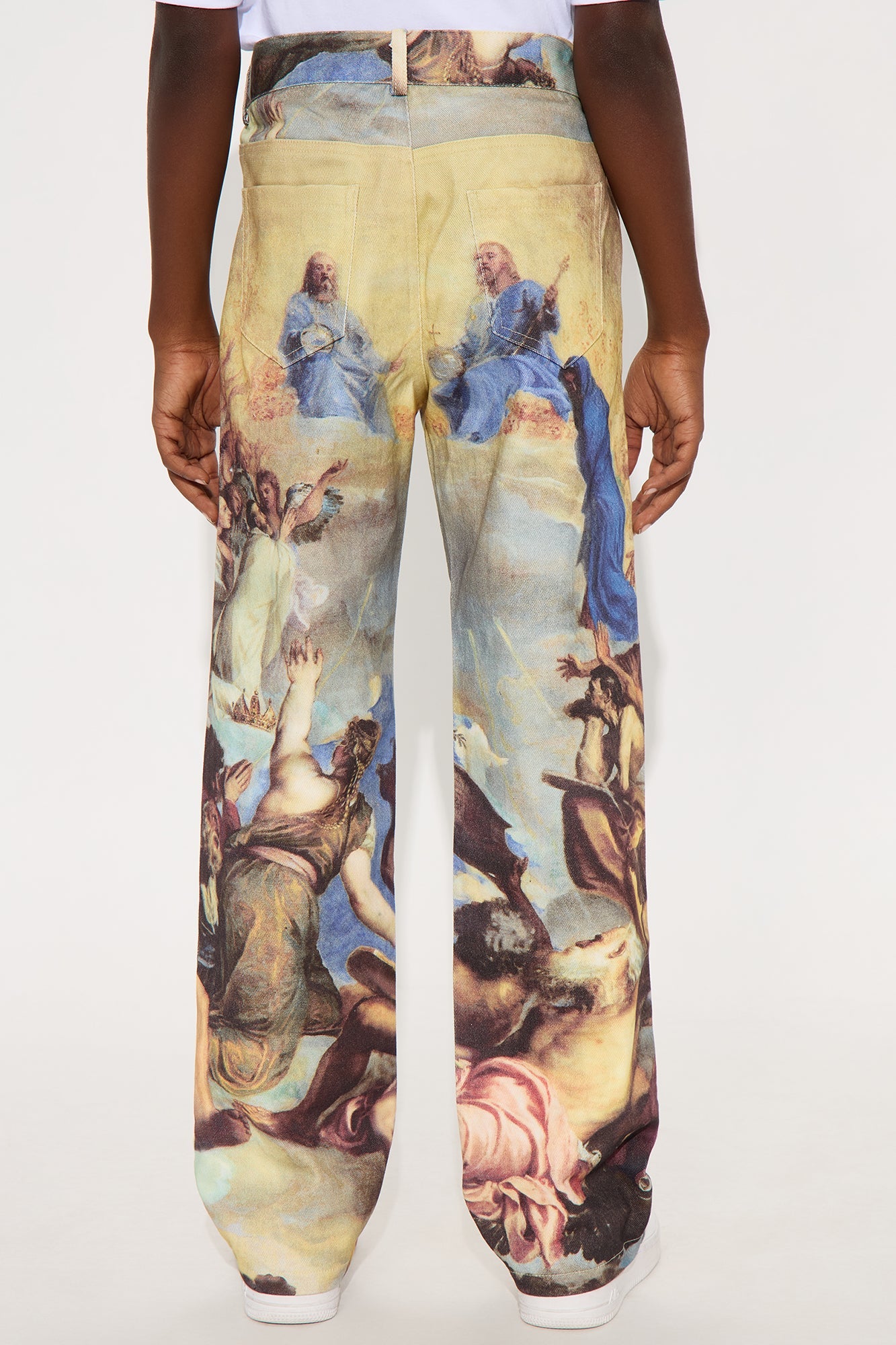 Mini Baggy In The Heavens Printed Pants - Multi Color