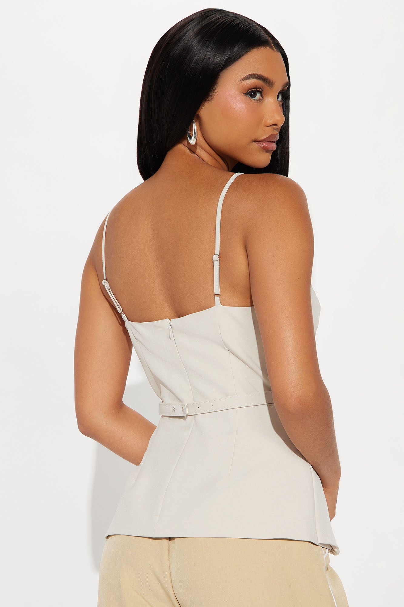 Berkley Belted Top - Stone