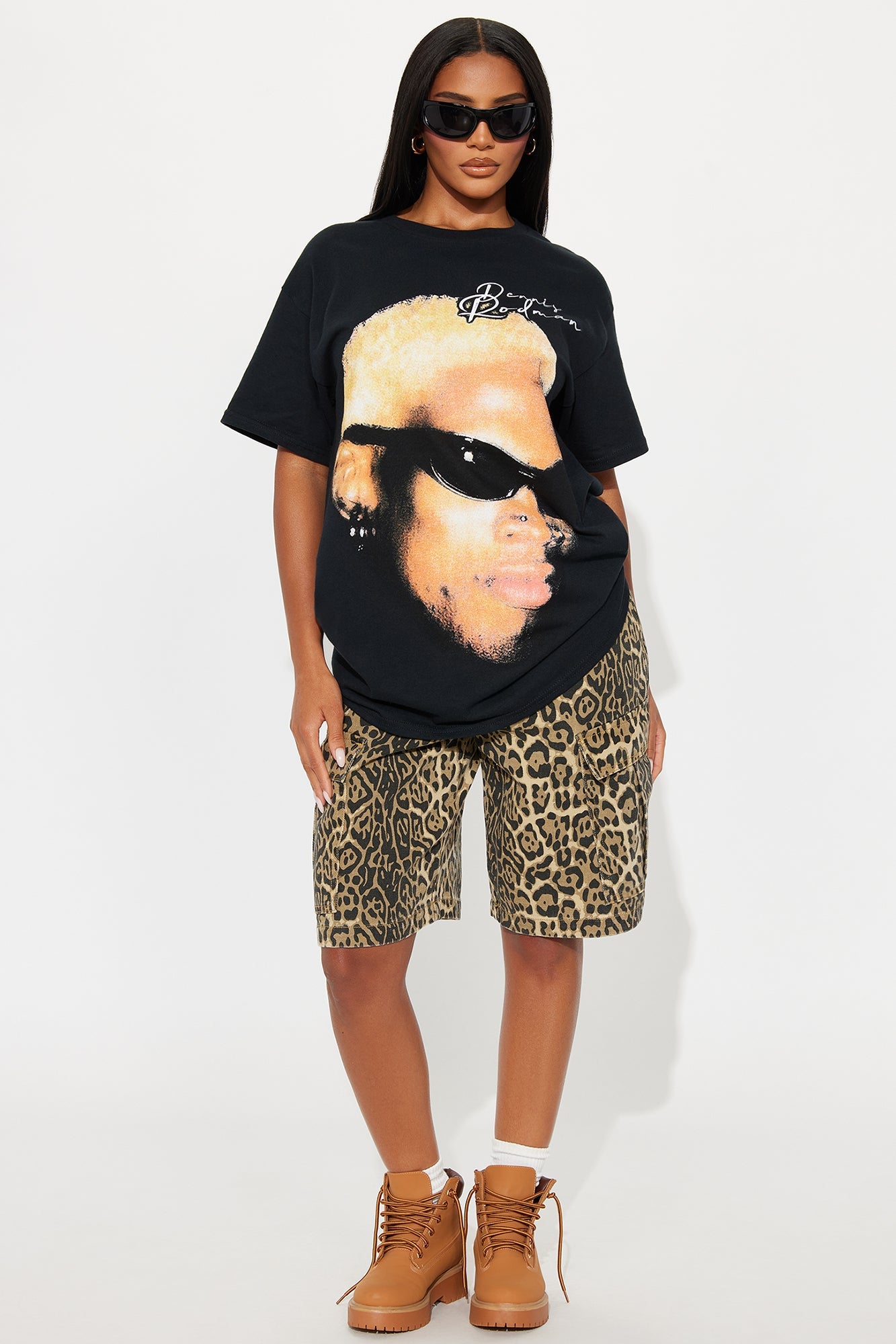 Dennis Rodman Jumbo Shades Tee - Black